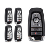 Lots of 5 Smart Car Key Fob Replacement for Ford M3N-A2C93142600 fits 2008 2009 2010 Mustang Fusion Edge Explorer Expedition Proximity 5 Button Remote 164-R8149